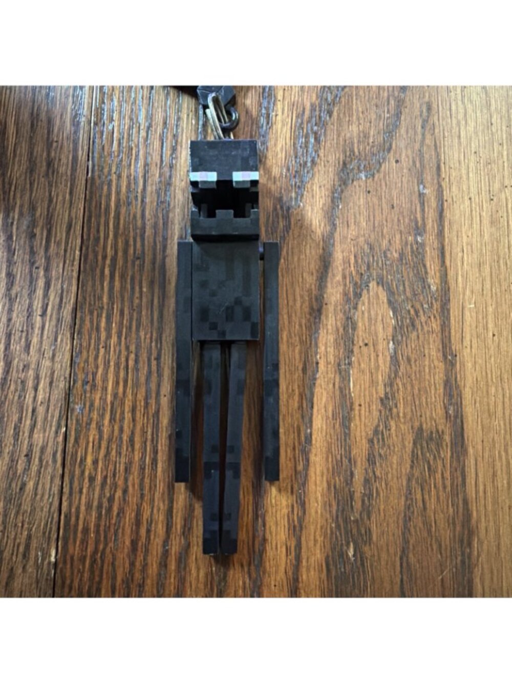 Minecraft Action Figure Black Enderman Keychain 6" Moveable Parts & Mouth Opens - Picture 3 of 5